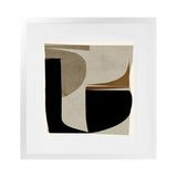 Shop Remix (Square) Art Print-Abstract, Black, Brown, Dan Hobday, Square, View All-framed painted poster wall decor artwork
