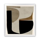 Shop Remix (Square) Art Print-Abstract, Black, Brown, Dan Hobday, Square, View All-framed painted poster wall decor artwork