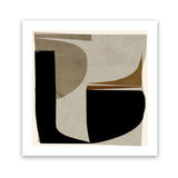 Shop Remix (Square) Art Print-Abstract, Black, Brown, Dan Hobday, Square, View All-framed painted poster wall decor artwork