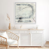 Shop Respond (Square) Canvas Art Print-Abstract, Dan Hobday, Neutrals, Square, View All-framed wall decor artwork