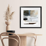 Shop Reach You (Square) Art Print-Abstract, Dan Hobday, Neutrals, Square, View All, White-framed painted poster wall decor artwork