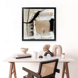 Shop Sentiment (Square) Art Print-Abstract, Brown, Dan Hobday, Square, View All-framed painted poster wall decor artwork