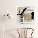 Shop Sentiment (Square) Art Print-Abstract, Brown, Dan Hobday, Square, View All-framed painted poster wall decor artwork