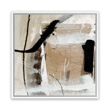 Shop Sentiment (Square) Canvas Art Print-Abstract, Brown, Dan Hobday, Square, View All-framed wall decor artwork