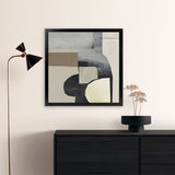 Shop Shades (Square) Art Print-Abstract, Black, Brown, Dan Hobday, Square, View All-framed painted poster wall decor artwork