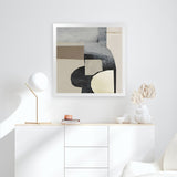 Shop Shades (Square) Art Print-Abstract, Black, Brown, Dan Hobday, Square, View All-framed painted poster wall decor artwork