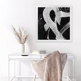 Shop Sinking (Square) Art Print-Abstract, Black, Dan Hobday, Square, View All-framed painted poster wall decor artwork