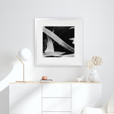 Shop Sinking 2 (Square) Art Print-Abstract, Black, Dan Hobday, Square, View All-framed painted poster wall decor artwork
