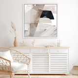 Shop Smooth (Square) Canvas Art Print-Abstract, Brown, Dan Hobday, Neutrals, Square, View All-framed wall decor artwork