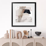 Shop Smooth (Square) Art Print-Abstract, Brown, Dan Hobday, Neutrals, Square, View All-framed painted poster wall decor artwork