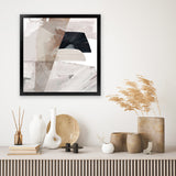 Shop Smooth (Square) Art Print-Abstract, Brown, Dan Hobday, Neutrals, Square, View All-framed painted poster wall decor artwork