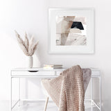 Shop Smooth (Square) Art Print-Abstract, Brown, Dan Hobday, Neutrals, Square, View All-framed painted poster wall decor artwork