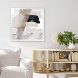 Shop Smooth (Square) Art Print-Abstract, Brown, Dan Hobday, Neutrals, Square, View All-framed painted poster wall decor artwork