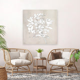 Shop Soft Bloom (Square) Canvas Art Print-Abstract, Dan Hobday, Neutrals, Square, View All-framed wall decor artwork