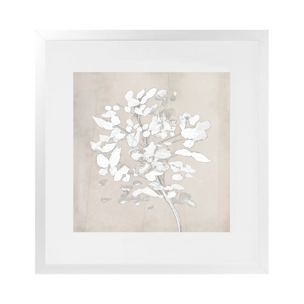 Shop Soft Bloom (Square) Art Print-Abstract, Dan Hobday, Neutrals, Square, View All-framed painted poster wall decor artwork