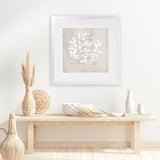 Shop Soft Bloom (Square) Art Print-Abstract, Dan Hobday, Neutrals, Square, View All-framed painted poster wall decor artwork