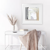 Shop Soft Neutral (Square) Art Print-Abstract, Dan Hobday, Neutrals, Square, View All-framed painted poster wall decor artwork