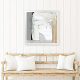 Shop Soft Neutral (Square) Art Print-Abstract, Dan Hobday, Neutrals, Square, View All-framed painted poster wall decor artwork