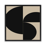 Shop Someone (Square) Canvas Art Print-Abstract, Black, Brown, Dan Hobday, Square, View All-framed wall decor artwork