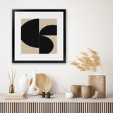 Shop Someone (Square) Art Print-Abstract, Black, Brown, Dan Hobday, Square, View All-framed painted poster wall decor artwork