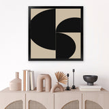 Shop Someone (Square) Art Print-Abstract, Black, Brown, Dan Hobday, Square, View All-framed painted poster wall decor artwork