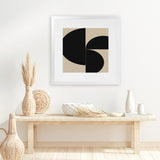 Shop Someone (Square) Art Print-Abstract, Black, Brown, Dan Hobday, Square, View All-framed painted poster wall decor artwork