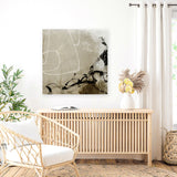 Shop Step Closer (Square) Canvas Art Print-Abstract, Brown, Dan Hobday, Square, View All-framed wall decor artwork