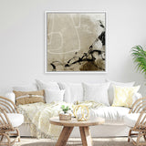 Shop Step Closer (Square) Canvas Art Print-Abstract, Brown, Dan Hobday, Square, View All-framed wall decor artwork