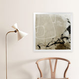 Shop Step Closer (Square) Art Print-Abstract, Brown, Dan Hobday, Square, View All-framed painted poster wall decor artwork