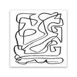 Shop Story (Square) Canvas Art Print-Abstract, Black, Dan Hobday, Square, View All, White-framed wall decor artwork