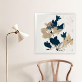 Shop Summer View 1 (Square) Art Print-Abstract, Blue, Brown, Dan Hobday, Square, View All-framed painted poster wall decor artwork