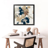 Shop Summer View 2 (Square) Art Print-Abstract, Blue, Brown, Dan Hobday, Square, View All-framed painted poster wall decor artwork