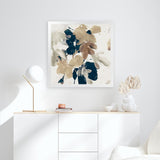 Shop Summer View 2 (Square) Art Print-Abstract, Blue, Brown, Dan Hobday, Square, View All-framed painted poster wall decor artwork