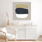 Shop Toned (Square) Canvas Art Print-Abstract, Brown, Dan Hobday, Square, View All-framed wall decor artwork