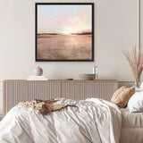 Shop New Dawn (Square) Canvas Art Print-Abstract, Brown, Dan Hobday, Orange, Square, View All-framed wall decor artwork