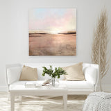 Shop New Dawn (Square) Canvas Art Print-Abstract, Brown, Dan Hobday, Orange, Square, View All-framed wall decor artwork