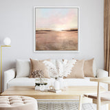 Shop New Dawn (Square) Canvas Art Print-Abstract, Brown, Dan Hobday, Orange, Square, View All-framed wall decor artwork