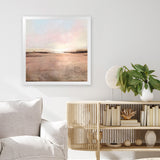 Shop New Dawn (Square) Art Print-Abstract, Brown, Dan Hobday, Orange, Square, View All-framed painted poster wall decor artwork