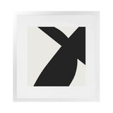 Shop Minimal Black 2 (Square) Art Print-Abstract, Black, Dan Hobday, Square, View All-framed painted poster wall decor artwork