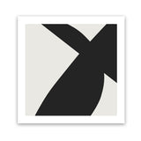Shop Minimal Black 2 (Square) Art Print-Abstract, Black, Dan Hobday, Square, View All-framed painted poster wall decor artwork