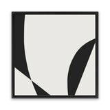 Shop Minimal Black 1 (Square) Canvas Art Print-Abstract, Black, Dan Hobday, Neutrals, Square, View All-framed wall decor artwork