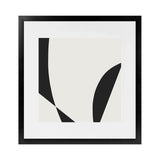 Shop Minimal Black 3 (Square) Art Print-Abstract, Black, Dan Hobday, Neutrals, Square, View All-framed painted poster wall decor artwork