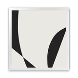 Shop Minimal Black 3 (Square) Art Print-Abstract, Black, Dan Hobday, Neutrals, Square, View All-framed painted poster wall decor artwork