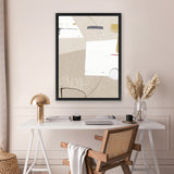 Shop Block Canvas Art Print-Abstract, Dan Hobday, Neutrals, Portrait, Rectangle, View All-framed wall decor artwork