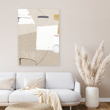 Shop Block Canvas Art Print-Abstract, Dan Hobday, Neutrals, Portrait, Rectangle, View All-framed wall decor artwork