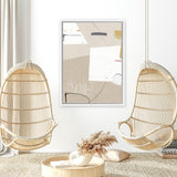 Shop Block Canvas Art Print-Abstract, Dan Hobday, Neutrals, Portrait, Rectangle, View All-framed wall decor artwork