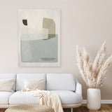 Shop Bourne Canvas Art Print-Abstract, Dan Hobday, Neutrals, Portrait, Rectangle, View All-framed wall decor artwork