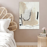 Shop Different Side Canvas Art Print-Abstract, Brown, Dan Hobday, Neutrals, Portrait, Rectangle, View All-framed wall decor artwork