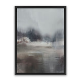 Shop Forest Lake Canvas Art Print-Abstract, Brown, Dan Hobday, Grey, Portrait, Rectangle, View All-framed wall decor artwork