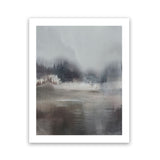 Shop Forest Lake Art Print-Abstract, Brown, Dan Hobday, Grey, Portrait, Rectangle, View All-framed painted poster wall decor artwork